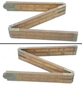 STANLEY (Unmarked), No. 58: Two Foot, Six Fold Folding Rule