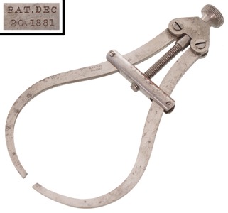 Charles P. Fay, Springfield, Massachusetts: Fay's Patent Center Screw Caliper
