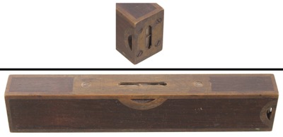 Stratton Brothers, Greenfield, Massachusetts, No. 10: Eight-Inch Rosewood Plumb & Level