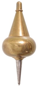 Unmarked: Classic Millwright's Plumb Bob