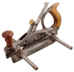 Unmarked: Unus. Brass & Iron Plow Plane
