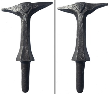 Unmarked: Massive Early Stake Dbl. Horn Anvil