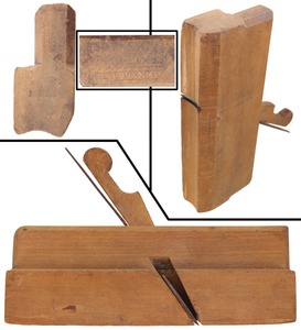 Kennedy & Collins, Hartford, Connecticut: Rare Early Partnersh Hollow Molding Plane