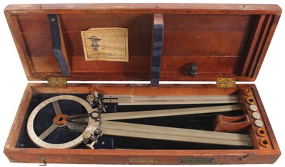 Warren-Knight Company, Philadelphia, Pennsylvania, No. 8180: Precision German Silver Protractor