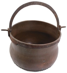Unmarked: Massive Brass Candy Making Kettle