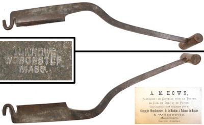 A.M. Howe, Worcester, Massachusetts: Rare Maker Marked Block Knife