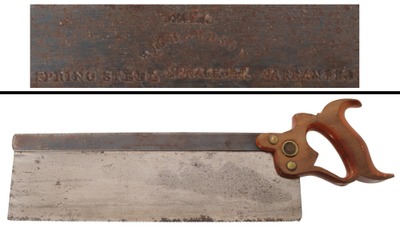 Richardson Brothers, Newark, New Jersey: Extra Clean 14" Tenon Saw