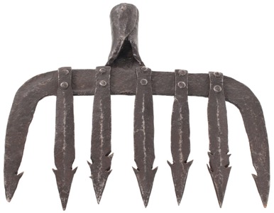 Unmarked: Early Hand Forged Fish Spear