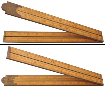 Stanley Rule & Level, No. 94: Four-Foot/Four-Fold Folding Rule