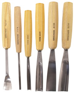Pfeil Swiss Made, Langenthal, Switzerland: Six Extra Clean Carving Tools