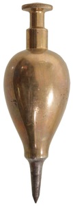 Unmarked: Extra Clean "Turnip" Form Plumb Bob
