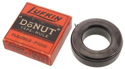 Lufkin Rule Company, Saginaw, Michigan, No. 986: "Donut" Tape Measure