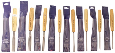 Pfeil Swiss Made, Langenthal, Switzerland: Wkg. Set Of Eight Clean Carving Tool