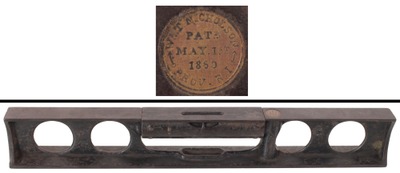 W.T. Nicholson, Providence, Rhode Island: Rare Rotating Vial Level