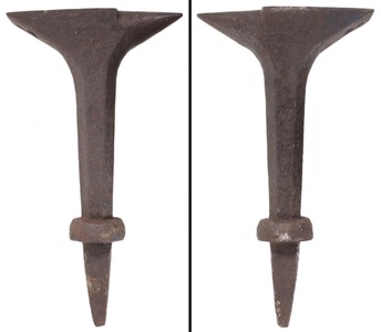 Unmarked: Early Sgl. Horn Stake Anvil