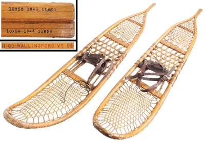 A. & F. Holding Co./Wallingford, No. 10 X 58, No. 10 X 58: Rare U.S. Military Wwii Snowshoes