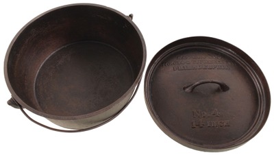Savery & Company, Philadelphia, Pennsylvania, No. 4: Early Cast Iron Roaster