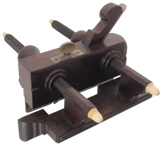 Unmarked: Unhdld. R'wood Plow Plane