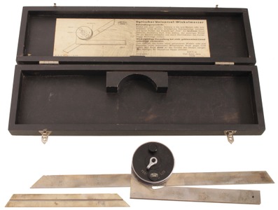 Carl Zeiss, Jena, Germany: Rare Precision Optical Protractor