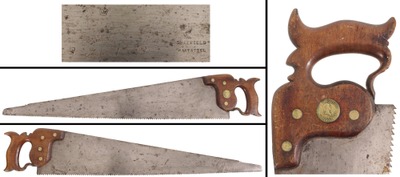 Slack Sellars & Grayson, Sheffield, England: Rare Geo. Washington Medallion Rip Saw