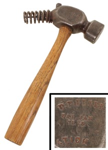 P.F. Peters, Natick, Massachusetts: Patented Lasting Hammer