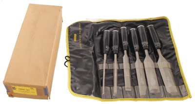 Stanley Rule & Level, No. 66: Set Of 6 Comp. Hdl. Butt Chisels