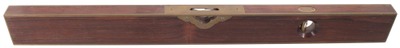 Stratton Brothers, Greenfield, Massachusetts, No. 1: Early Brass Bound R'wood Plumb & Level