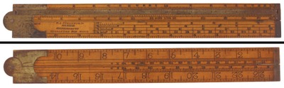 E.A. Stearns & Company, Brattleboro, Vermont, No. 4: Two-Foot, Two-Fold Folding Rule