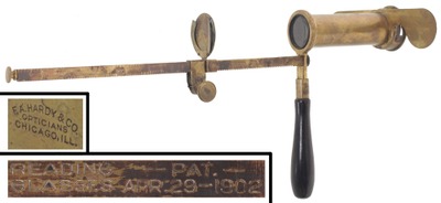 Hardy & Co., F.A./Chicago, Il: Early Patent Optometer