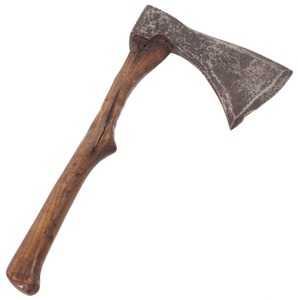 Unmarked: Early Sgl. Bevel Hewing Axe