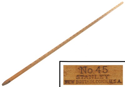 Stanley Rule & Level, No. 45: 36" Wantage Rod Rule