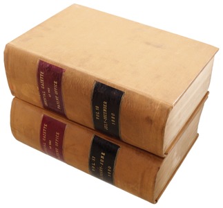 U.S. Patent Office, Washington, D.C.: Full Set Of 1880 Patent Office Gazett