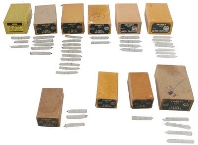 Stanley Rule & Level: Lot Of Boxes Of Level Vials