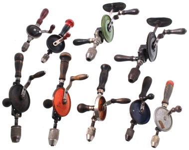 Stanley Rule & Level: Coll. Of Nine Hand & Breast Drill