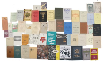 Assorted Makers: Lot Of Reprinted Tool Related Catalogues