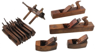 Assorted Makers: Lot Of Restoration Grade Woodworking
