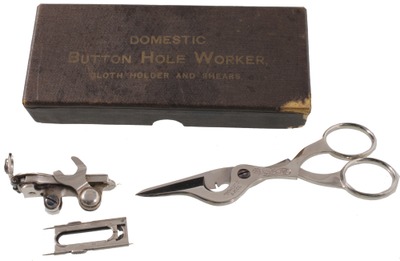 Domestic Sewing Machine Company, New York: Extra Clean "Button Hole Worker"