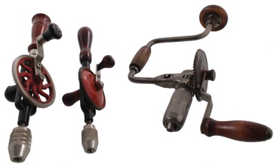 Millers Falls Company, Millers Falls, Massachusetts: Three Clean & Usable Hand Drills