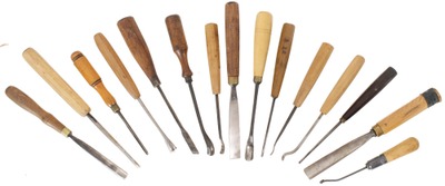 Assorted Makers: Wkg. Set Of Clean Carving Tools