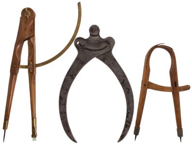 Assorted Makers: Three Pairs Of Early Divider And Calipers