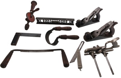 Assorted Makers: Lot Of Clean & Usabl Woodworking Tools