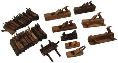 Assorted Makers: Lot Of Sound & Usabl Woodworking Plane