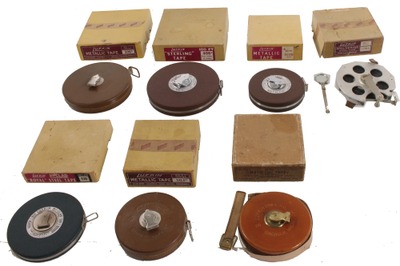 Lufkin Rule Company, Saginaw, Michigan: Lot Of Original Box Tape Measures