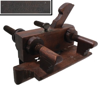 E.W. Carpenter, Lancaster, Pennsylvania: Unhdld. Screw Arm Plow Plane