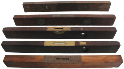 Assorted Makers: Five Early Type Spirit Level