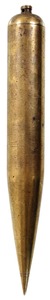 Unmarked: Extra Large Cylindri Plumb Bob