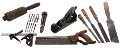 Assorted Makers: Lot Of Clean & Usabl Woodworking Tools