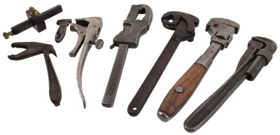 Assorted Makers: Lot Of Uncommon Adjustable Wrench
