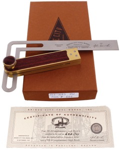 Bridge City Tool Company, Portland, Oregon, No. TB-4 (JW): Complimentary Angle Bevel