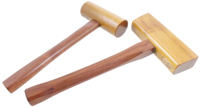 Ron George, Hampton, New Hampshire: Two Hand Made Woodworkers' Mallets